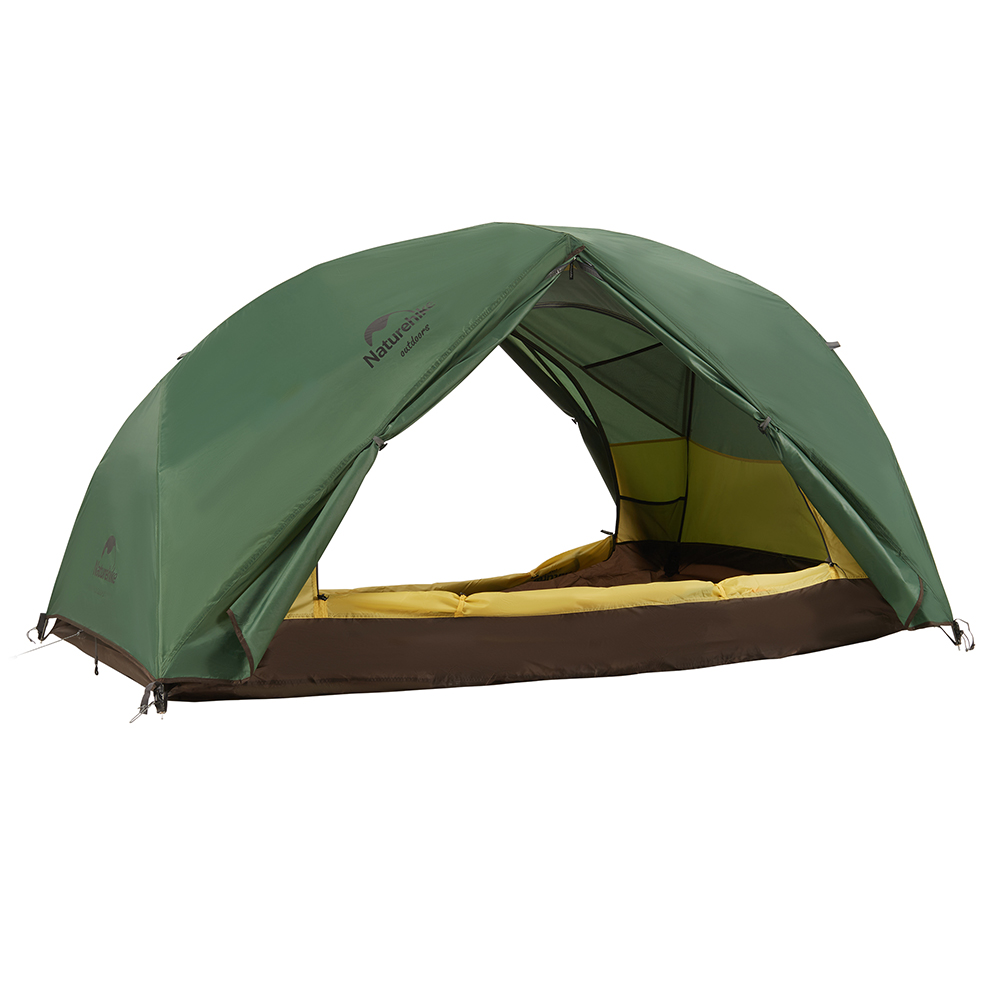 Палатка Naturehike Star-river NH17T012-T 210T двухместная сверхлегкая + коврик  зеленый, 6927595789049